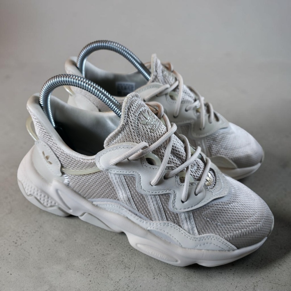 Adidas Ozweego Woman Beige Cream Nude Ice Purple Shoes Size 6.5 * Worn Once *‎